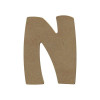photo-Lettre en bois - N - A décorer - 15 cm de hauteur - Loisirs créatifs