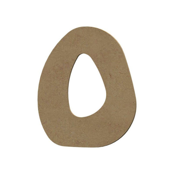 photo-Lettre en bois - O - A décorer - 15 cm de hauteur - Loisirs créatifs