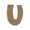 photo-Lettre en bois - U - A décorer - 15 cm de hauteur - Loisirs créatifs