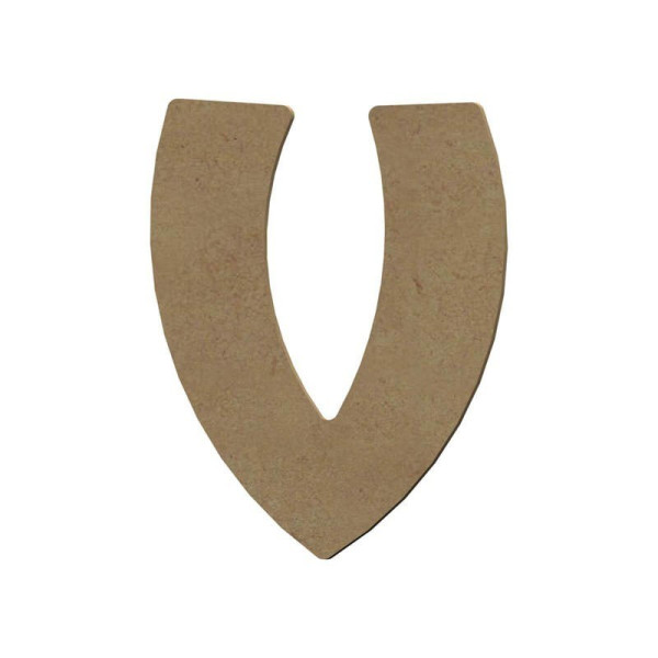 PHOTO-Lettre en bois - V - A décorer - 15 cm de hauteur - Loisirs créatifs