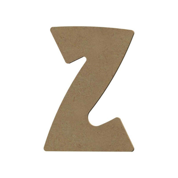 PHOTO-Lettre en bois - Z - A décorer - 15 cm de hauteur - Loisirs créatifs