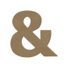 photo-Symbole en bois - & - et - A décorer - 15 cm de hauteur - Loisirs créatifs
