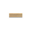 photo-Petite réglette pour lettres et chiffres en bois à décorer - 12x3,5cm - Loisirs créatifs