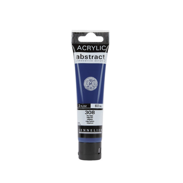 photo-Peinture acrylique - Bleu indigo - 308 - Abstract - Sennelier - Tube 60ml