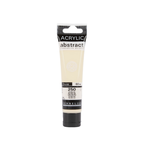 photo-Peinture acrylique - Ocre rose clair - 250 - Abstract - Sennelier - Tube 60ml