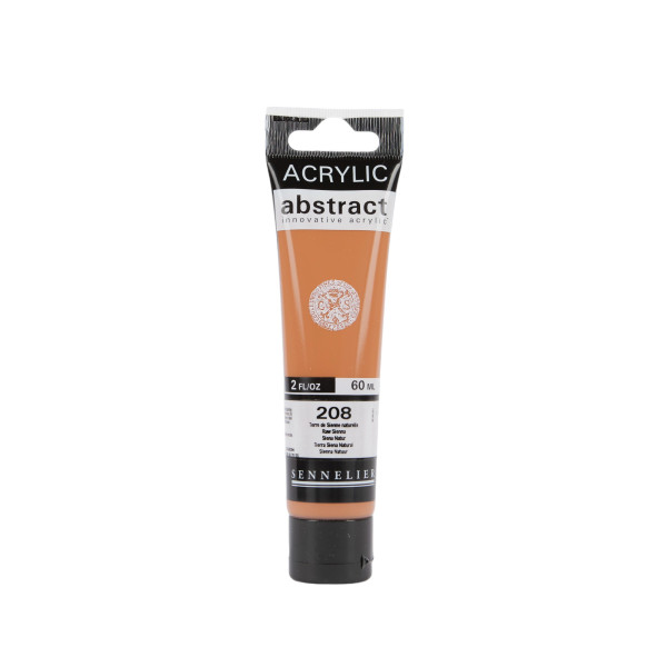 photo-Peinture acrylique - Terre de sienne naturelle - 208 - Abstract - Sennelier - Tube 60ml