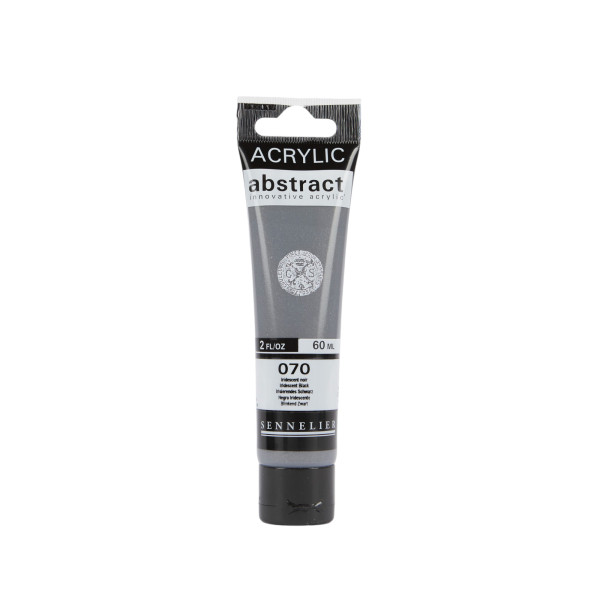 photo-Peinture acrylique - Noir iridescent - 70 - Abstract - Sennelier - Tube 60ml