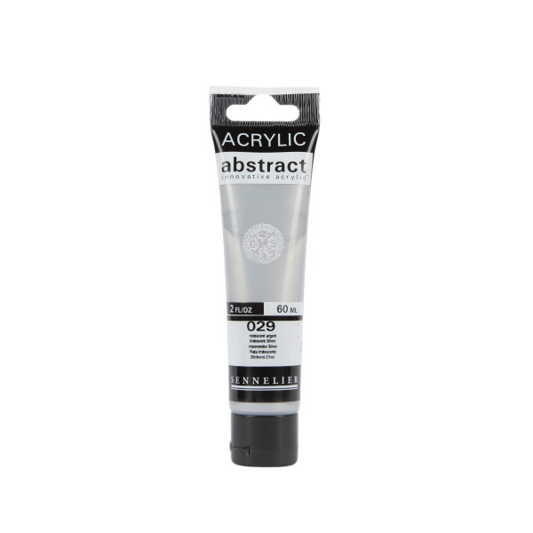 photo-Peinture acrylique - Argent iridescent - 29 - Abstract - Sennelier - Tube 60ml