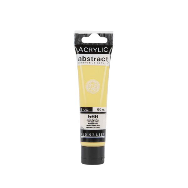 photo-Peinture acrylique - Jaune de Naples foncé - 566 - Abstract - Sennelier - Tube 60ml