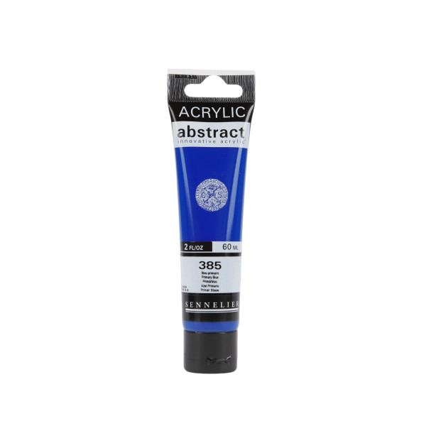 photo-Peinture acrylique - Bleu primaire - 385 - Abstract - Sennelier - Tube 60ml