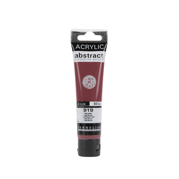 photo-Peinture acrylique - Violet de Mars - 919 - Abstract - Sennelier - Tube 60ml