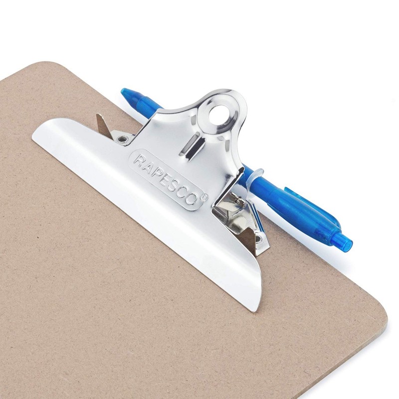 Porte Bloc Rigide Clipboard Marron | Surdiscount