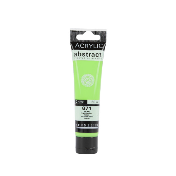 photo-Peinture acrylique - Vert jaune - 871 - Abstract - Sennelier - Tube 60ml