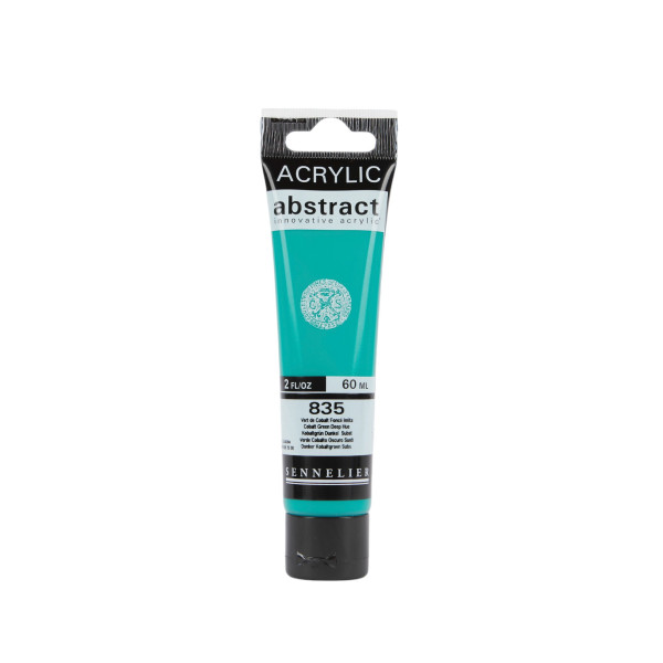 photo-Peinture acrylique - Vert cobalt foncé - 835 - Abstract - Sennelier - Tube 60ml