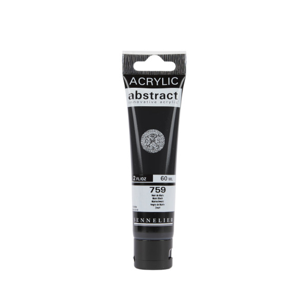 photo-Peinture acrylique - Noir de Mars - 759 - Abstract - Sennelier - Tube 60ml