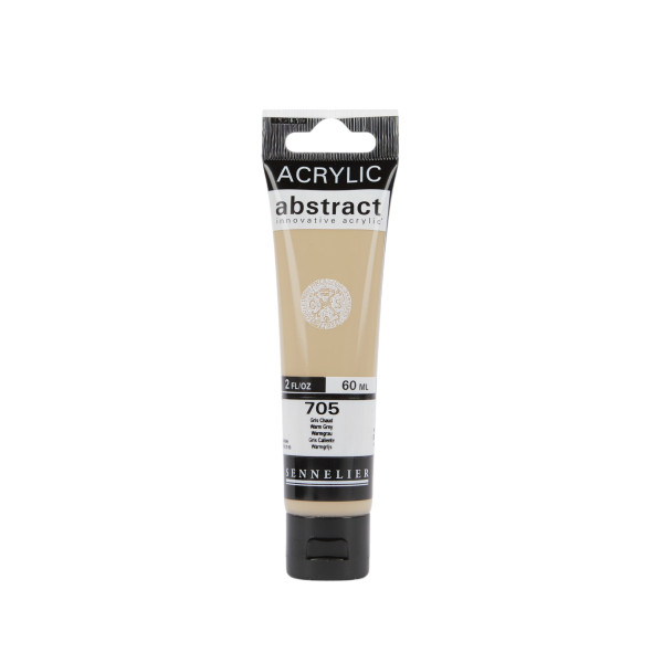 photo-Peinture acrylique - Gris chaud - 705 - Abstract - Sennelier - Tube 60ml
