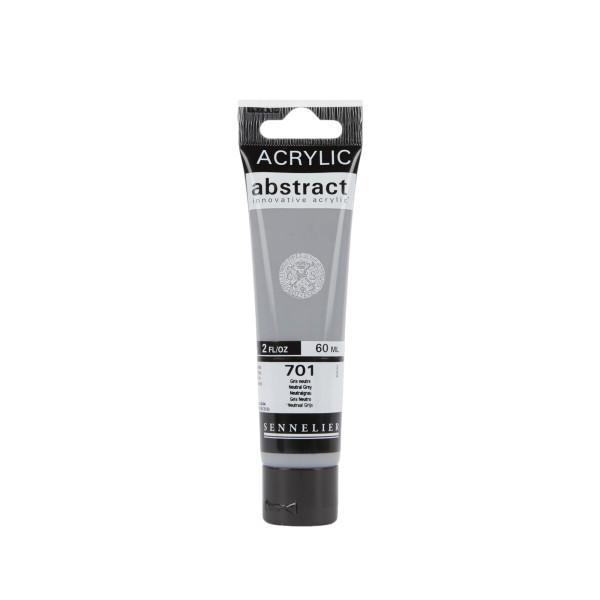 photo-Peinture acrylique - Gris neutre - 701 - Abstract - Sennelier - Tube 60ml