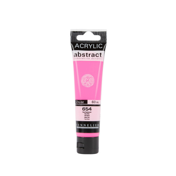photo-Peinture acrylique - Rose fluorescent - 654 - Abstract - Sennelier - Tube 60ml