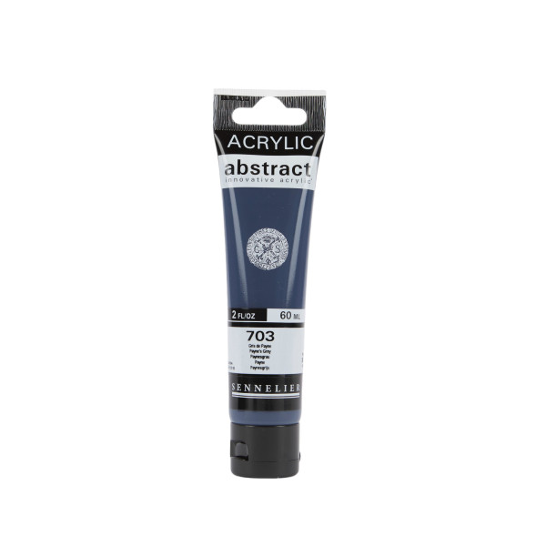 photo-Peinture acrylique - Gris de Payne - 703 - Abstract - Sennelier - Tube 60ml