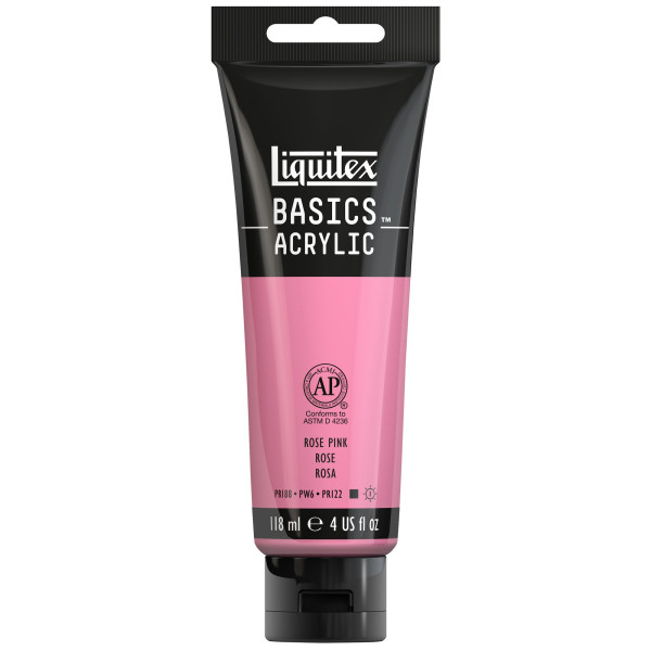 photo-Peinture acrylique - Rose - 48 - Liquitex Basics acrylic - Tube 118ml