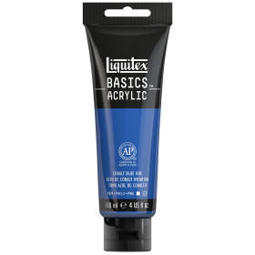 photo-Peinture acrylique - Bleu de Cobalt - 381 - Liquitex Basics acrylic - Tube 118ml