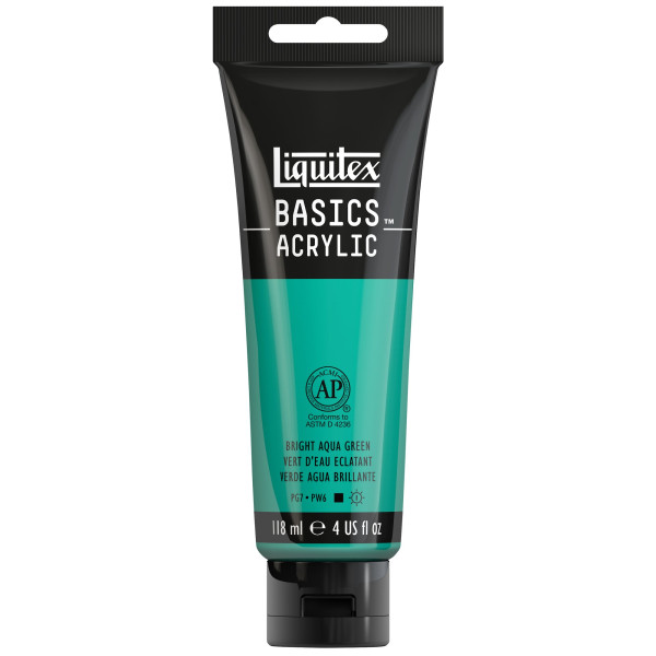 photo-Peinture acrylique - Vert d'eau éclatant - 660 - Liquitex Basics acrylic - Tube 118ml