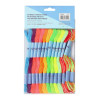 24 échevettes - Fils pour bracelet brésilien - Couleurs néon - 8m longueur - DMC