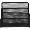 Trieur de courrier - Porte-lettres - 4 compartiments - Métal - Noir - Pour le bureau