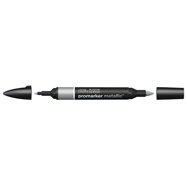 Feutre - Promarker - Metallic - Argent - Winsor et Newton - Dessin - Illustration