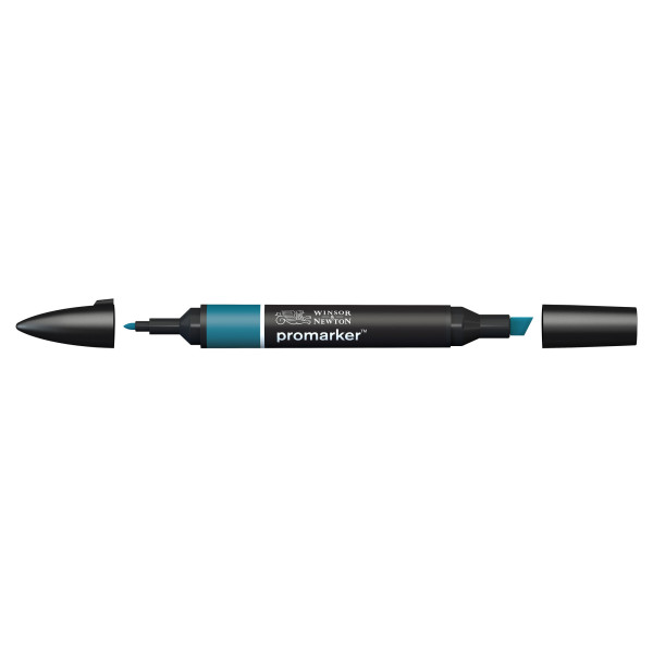 Feutre - Promarker - Bleu pétrole - C824 - 64 - Winsor et Newton - Dessin - Illustration