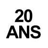 T-shirt à dédicacer - Anniversaire 20 ans - Avec feutre inclus - Taille unique