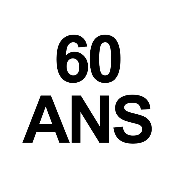 T-shirt à dédicacer - Anniversaire 60 ans - Avec feutre inclus - Taille unique