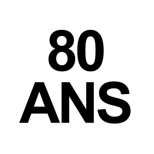 T-shirt à dédicacer - Anniversaire 80 ans - Avec feutre inclus - Taille unique