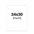 photo-Passe-partout - Blanc - 24x30cm - Photo 15x20cm - Pour cadre - Encadrement