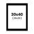 photo-PPasse-partout - Noir - 30x40cm - Photo 20x30cm - Pour cadre - Encadrement