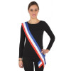 Echarpe de maire - France - Déguisement - Bleu, blanc, rouge - 8cmx2m