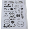 Album de scrapbooking - 32x22cm - Noir - Inclus stickers, feutres, pochoirs, coins photos - Exacompta