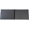 Album de scrapbooking - 32x22cm - Noir - Inclus stickers, feutres, pochoirs, coins photos - Exacompta