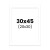 photo-Passe-partout - Blanc - 30x45cm - Photo 20x30cm - Pour cadre - Encadrement