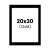 photo-Passe-partout - Noir - 20x30cm - Photo 13x18cm - Pour cadre - Encadrement