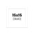 photo-Passe-partout - Blanc - 15x15cm - Photo 10x10cm - Pour cadre - Encadrement
