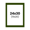photo-Passe-partout - Vert - 24x30cm - Photo 15x20cm - Pour cadre - Encadrement