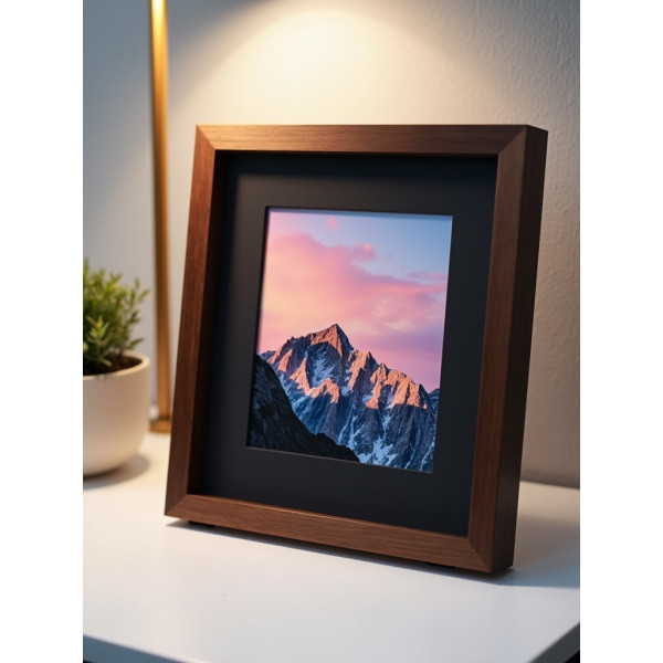10 passe-partout - Noir - 15x15cm - Photo 10x10cm - Sans cadre - Encadrement