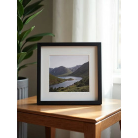 Lot De 3 Passe-partout 30 X 30 Cm – Carton Noir Sans Acide, Découpe Biseautée, Pour Encadrement