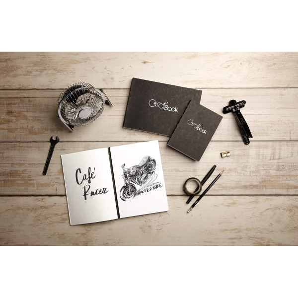 Carnet - Dessin - 11x17cm - Paysage - 100g - Graf'Book - Clairefontaine