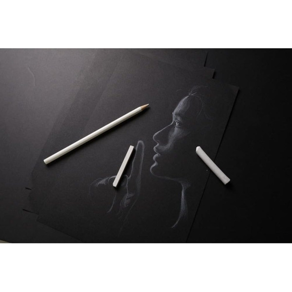 Bloc - A3 - Dessin - Feutre - Pastel - 20 feuilles - 120g - Clairefontaine - Carb'On