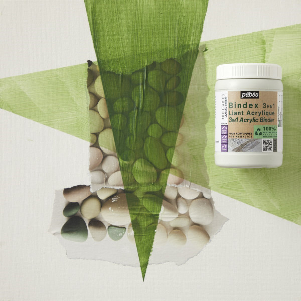 Liant - Médium pour acrylique - Bindex 3en1 - Pébéo - Origins - 475ml