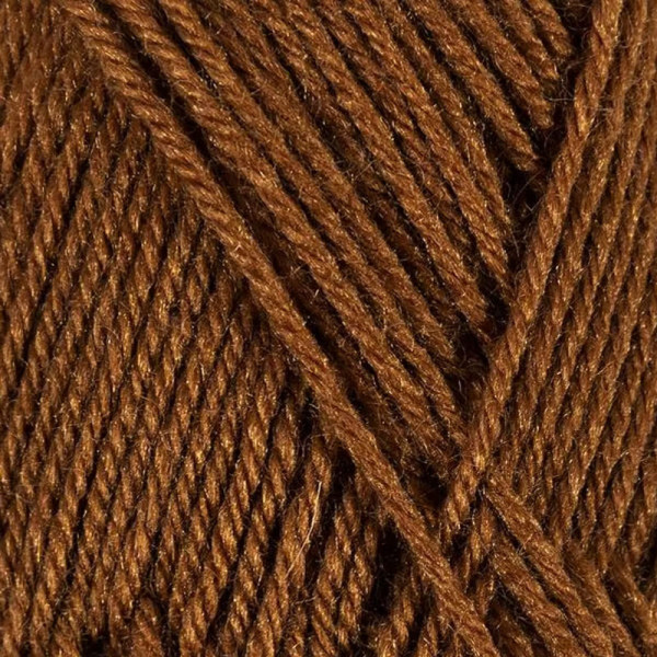 Pelote de laine - Noisette - 50% Laine 50% acrylique - Bergère de France - Idéale 4