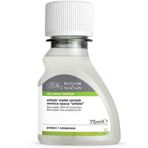 Vernis - Mat - Peinture à l'huile - Winsor et Newton - Flacon 75ml
