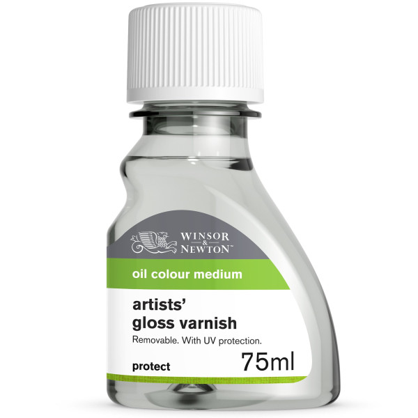 photo-Vernis - Brillant - Transparent - Peinture à l'huile - Winsor et Newton - 75ml